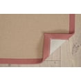 thumbnail image 6 of Linon Empire Machine Tufted Wool 9'10"x13' Rug in Sisal and Burnt Orange, 6 of 8