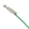 thumbnail image 2 of 10 llaveros de acero inoxidable con bucles de alambre para colgar etiquetas de equipaje. verde, 2 of 9