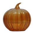 thumbnail image 2 of Hovilon Glass Pumpkin Vase for Flowers, Decorative Hydroponic Pumpkin Flower Vase in Clear Green Orange, Thick Glass Centerpiece for Fall Thanksgiving Halloween, Compact Tabletop Home Decor Gift, 2 of 6