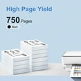 thumbnail image 3 of 64XL 64 Ink Cartridges, Compatible for HP 64 Black Ink Cartridges, 2 Pack, 3 of 9