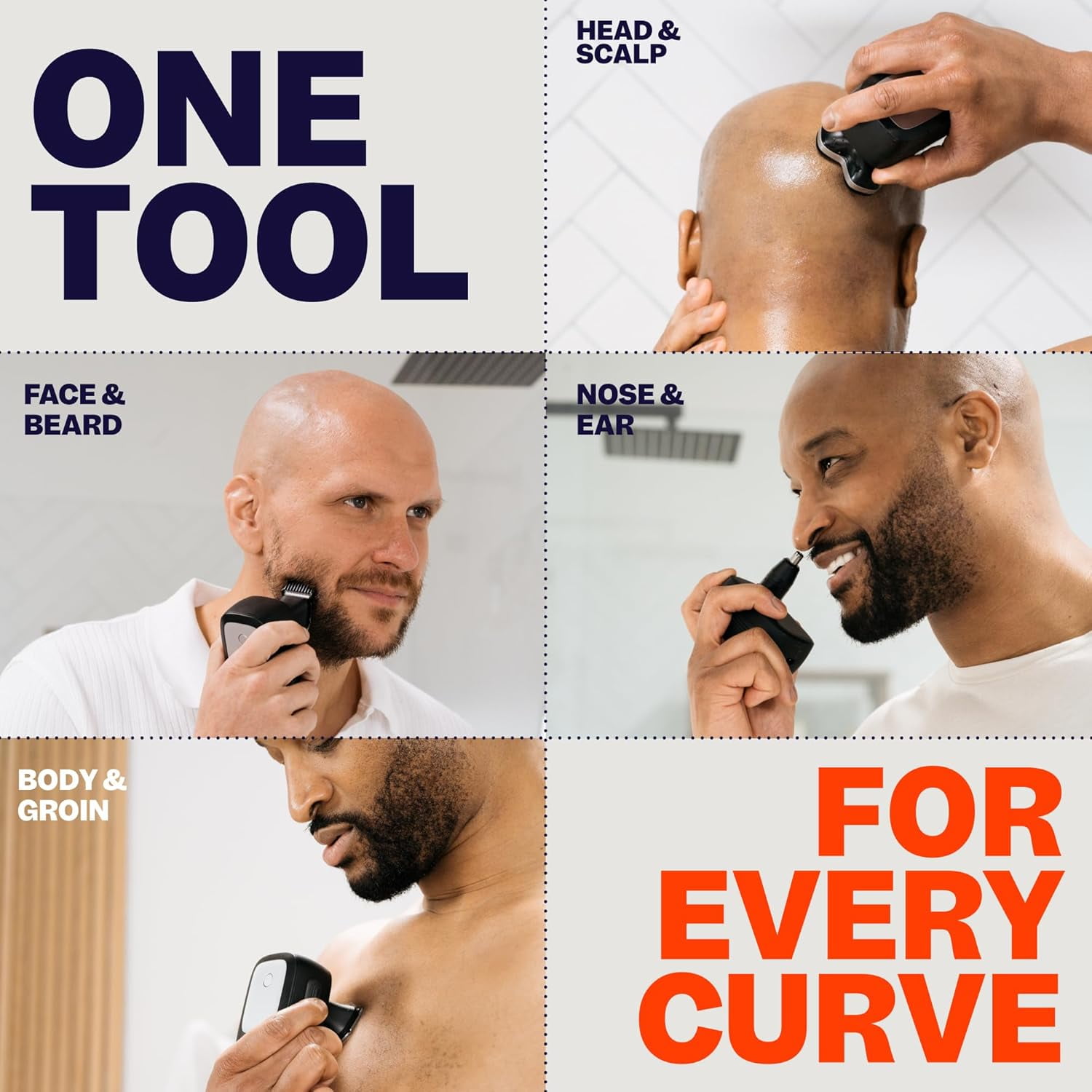 Freebird FlexSeries Pro Electric Head Shaver - Fast Smooth Head Electric Shaver, Wet/Dry Shaving