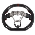 thumbnail image 1 of Volant en Fibre de Carbone Cuir Nappa Préforé avec Coutures Rouges pour Subaru WRX/STI 2015, 1 of 7