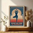 thumbnail image 6 of UXIEQU Yoga Pose Lotus Flower Canvas Wall Art 15.75x11.81 INCHES, 6 of 8