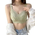 thumbnail image 4 of Bras for Women,Smoothing Underwire Bra with Side Support for a Minimized and All-Day Comfort in Solid Colors,Sports Bras for Women,Green,38/85, 4 of 6