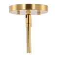 thumbnail image 3 of JONATHAN Y Cillian 27" 6-Light Mid-Century Modern Iron LED Chandelier, Brass Gold, JYL9918A, 3 of 9