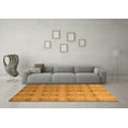 thumbnail image 3 of Ahgly Company Indoor Square Oriental Orange Modern Area Rugs, 7' Square, 3 of 4