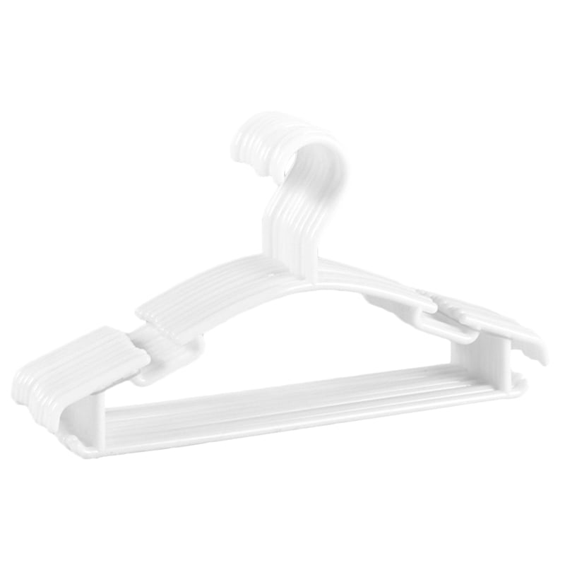 AkoaDa 10pcs/Lot Children Clothes Hanger Kids Toddler Baby Clothes Coat Plastic Hangers Hook