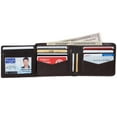 thumbnail image 4 of Alpine Swiss RFID Mens Wallet Deluxe Capacity Hybrid Bifold Flipout ID Window, 4 of 7