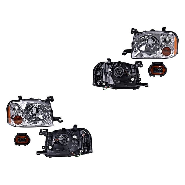 Par de Faros D22 2008 A 2015 Nissan DEPO
