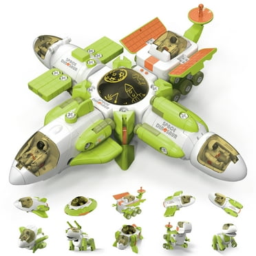 Space Toys for Kids, Rocket Ship Toys with Space Shuttle, Astronaut and Space Rover, Spaceship Toy Space Rockets with Space Station Gift for 3  Years Old