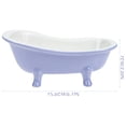 thumbnail image 2 of Homemaxs Bathtub Shape Flower Pot Gardening Flower Planting Container Ceramic Succulent Pot, 2 of 6