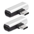 thumbnail image 1 of Fosa 2 In 1 Converter, Splitter, 2pcs Adapter, Type-C Audio Charger For 6/Note 3/MIX2S/MIX2, 1 of 8