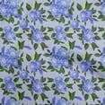 thumbnail image 1 of oneOone Rayon Medium Purple Fabric Floral Craft Projects Decor Fabric Printed By The Yard 56 Inch Wide, 1 of 4