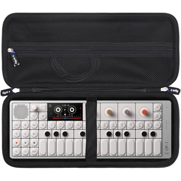 worfty Case for Teenage Engineering OP-1 Field/OP-XY/OP-1 Portable Synthesizer - Hard Protective Travel Carrying Storage Bag (Bla