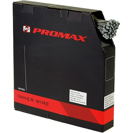 Promax 1.5 mm x 2000 mm Stainless Greased Inner Cables for Brakes (Standard Nipple)