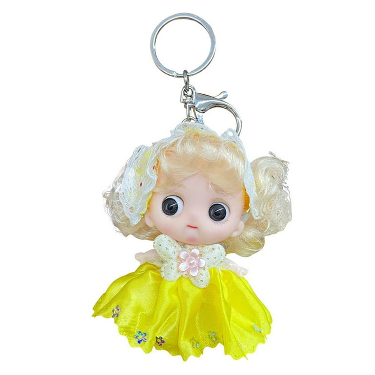 Corner Jun Smiski Cute Kawaii Plush Doll Action Bag Hanging Decoration  Keychain Children'S Toys Gift Girl