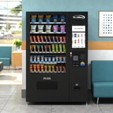 No Rocking Vending Machine Non-Refrigerated Snack Vending Machine with 60 Slots and 22 Inch Touch ...