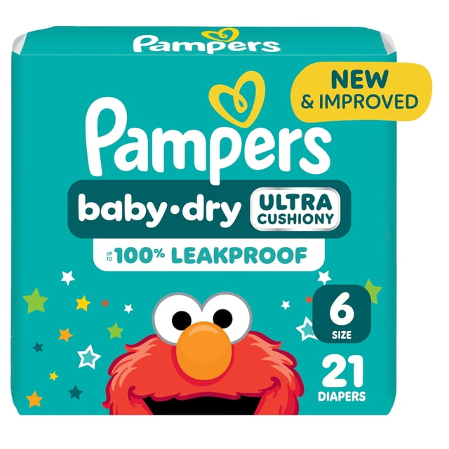 Pañales Pampers Baby Dry Talla 6 21 unidades absorbentes