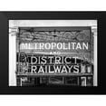 thumbnail image 2 of Frank, Assaf 24x19 Black Modern Framed Museum Art Print Titled - Metropolitan and district railways, 2 of 5