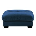 thumbnail image 2 of Williamspace Ottomans to Combine with Modular Sectional Sofa, Footrest Stool Bench Chaise for Comfy Velvet Deep Seat Sofa for Living Room Bedroom Apartment Office, Blue, 2 of 5