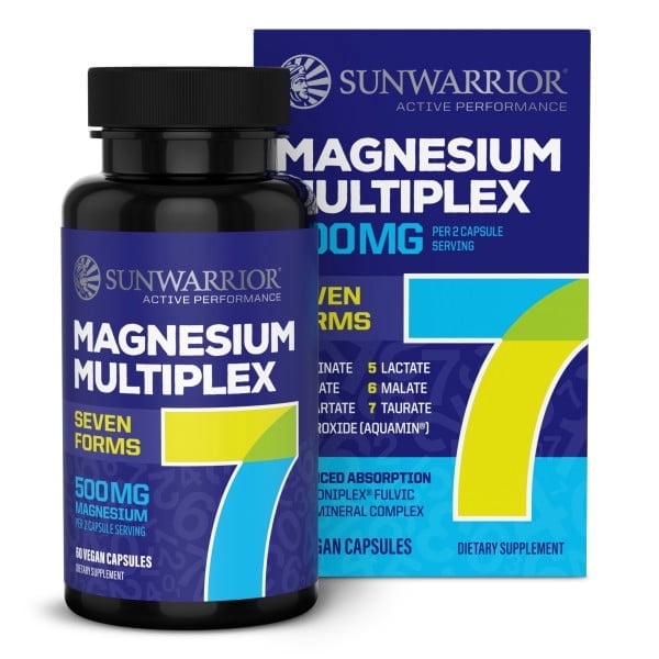 Sunwarrior Active Performance Magnesium Complex Supplement, 60 Count
