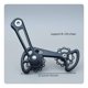thumbnail image 4 of Tensor De Cadena De Una Sola Velocidad, Tensor De Cadena De Bicicleta De Tensión Ajustable, Construcción De Aleación De Aluminio, Pieza De Conversión De Una Sola Velocidad Para Negro, 4 of 8