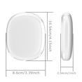thumbnail image 5 of 2Pcs/set Soft Anti-Scratch Transparent Cover For AirPods Max TPU Wireless Shockproof Headphones Case Protective Sleeve Protector, 5 of 11