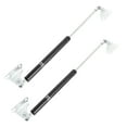 thumbnail image 1 of Unique Bargains 2Pcs 15 inch 200N/45LB Black Universal Lift Supports Struts Shocks Gas Spring Replacement for Car Boat RV, 1 of 7