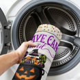 thumbnail image 6 of 2x3 Ft Entryway Area Rug, Purple Halloween Kitchen Rug Runner Washable Floor Mat, Pumpkins Spooky Spiders Candy Polka Dot Non Slip Indoor Door Mat Throw Carpet for Bathroom Living Room Bedroom, 6 of 8