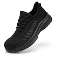 thumbnail image 1 of NIFOFISE Zapatos sin Cordones con Punta de Acero para Hombre Mujer Ligeros Transpirables para Trabajo, 1 of 7
