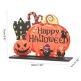 thumbnail image 2 of Madera De Halloween Decoración De Calabaza Accesorios De Fiesta De Halloween Para El Hogar Moyic HA043630-01, 2 of 6