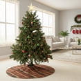 thumbnail image 2 of Northlight Traditional Plaid Christmas Tree Skirt - 48" - Red and Green, 2 of 3