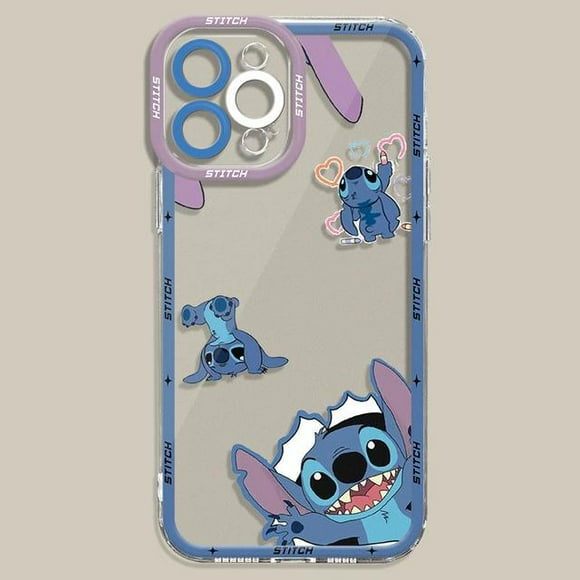 Disney Stitch Cute Phone Case for Apple iPhone 15 Pro Max 13 14 Plus 12 Mini 11 Pro XR 8 SE 7 6S XS MAX Shockproof Armor Cover