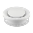 thumbnail image 1 of 100150MM White Round Ceiling Vent Adjustable Air Volume for Bathroom Kitchen, 1 of 12