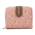thumbnail image 1 of Fashion Women's Wallet Small Fresh Flowers Pattern Short Card Bag Multi-card Slot Card Holder Student Zipper Coin Purse, 1 of 4
