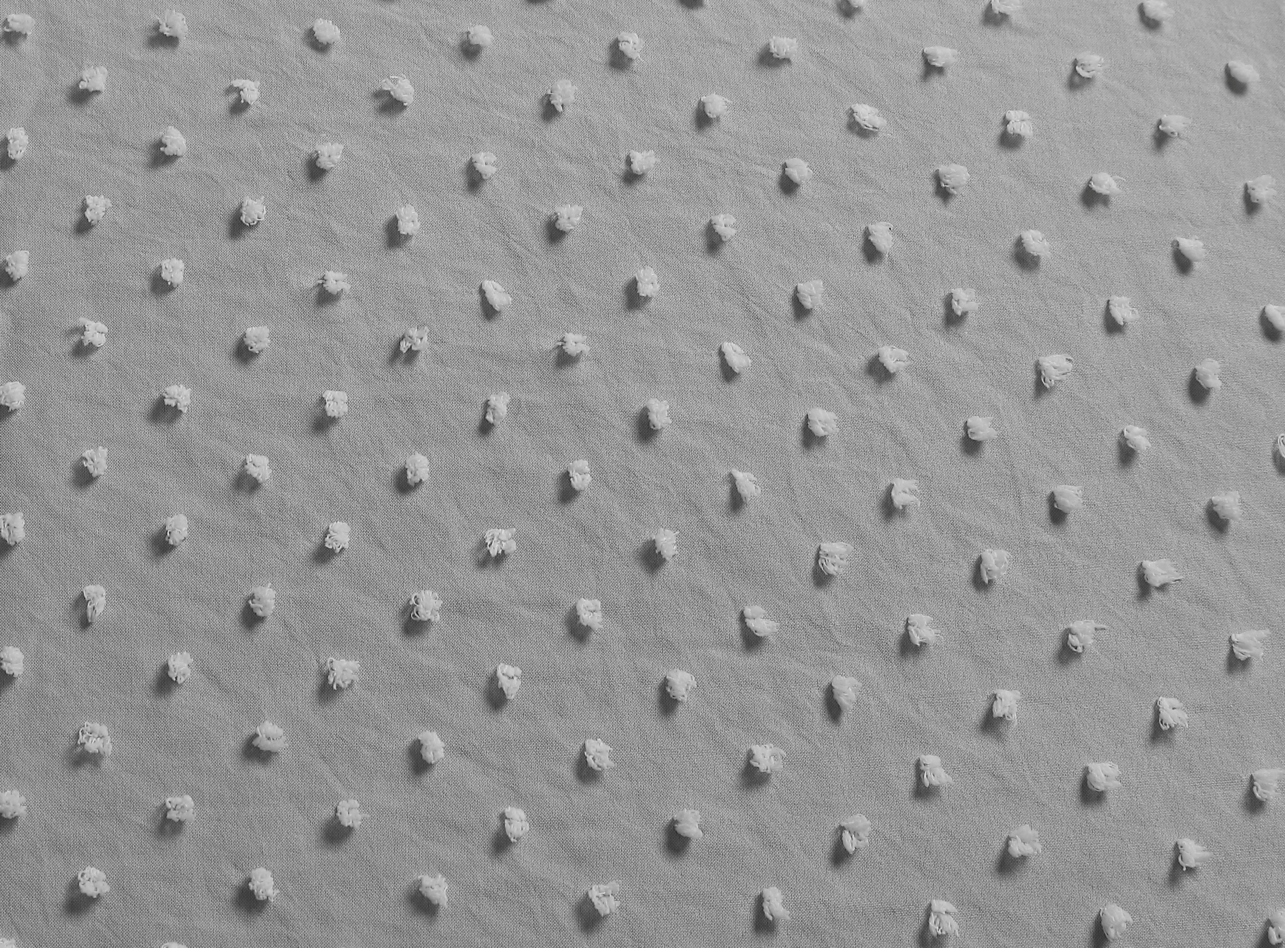 Swift Home Dot Clip Textured Duvet Cover Set, Soft All Season Bedding with Zipper Closure, Queen