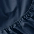 thumbnail image 4 of Mainstays 300 Thread Count Easy Care Percale Fitted Sheet, Blue Cove, Full, 4 of 9