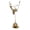 B, variant on Dserhfy Ornament Vintage Metal Dancing Girl Garden Statue Waterproof Fade Resistant Ornament Outdoor Decoration