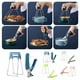 thumbnail image 3 of Bewildely 2x Pinzas Anti-Calor Pinzas De Cocina Científicas Para Un Manejo Fácil Y Seguro Abrazadera De Clip Anti-Calor Cocina y Comedor azul, 3 of 6