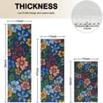 thumbnail image 4 of Pioneer Flower Floral Print Pattern Kitchen Rugs Sets Of 3,Kitchen Runner Rugs Non Skid Washable,Decorative Kitchen Floor Mats for Kitchen,Sink,Laundry,17"x30"+ 17"x47" + 17"x59", 4 of 6
