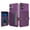 Purple, variant on Dteck for iPhone 17 Case with Back Wallet Card Holder, Hybrid Rubber Bumper Shockproof Magnetic Back Flip Case for iPhone 17 Wallet Case for Women Men, Rosegold