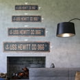 thumbnail image 2 of USS HEWITT DD 966 Vintage Plastic Street Sign us navy ship veteran sailor gift | Indoor/Outdoor | 18" Wide, 2 of 4