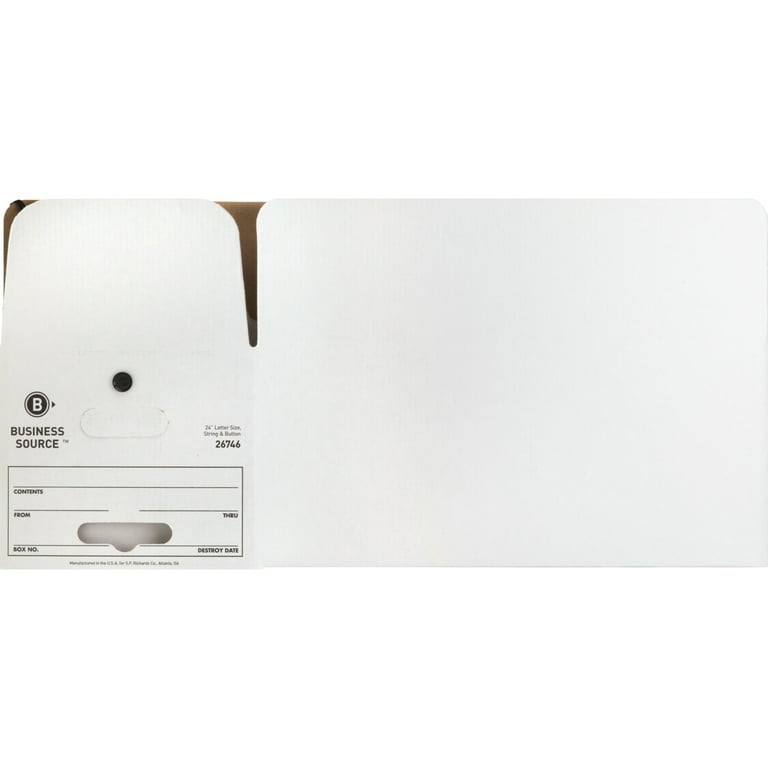 Business Source Medium Duty Letter Size Storage Box - Internal Dimensions: 12 Business Source Medium Duty Letter Size Storage Box - Internal Dimensions: 12