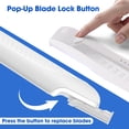 thumbnail image 6 of Sonic Dermaplane Razor for Women Face, Dead Skin Removal Razor, Rechargeable Dermaplane Tool with 6 Refill Blades, 3-Speed, Facial Hair & Peach Fuzz Remover for Women Hair Removal Exfoliation, 6 of 11