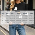thumbnail image 5 of Byworldtasic Halloween Spooky Season Shirt for Women Cute Ghost Long-Sleeve Pullover Tops Lightweight Sweatshirt, 5 of 8