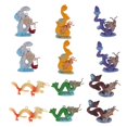 thumbnail image 2 of 12 Piezas De Simulación De Plástico De Dragón Juguete De Dragón Juguete Para perfke Figuras de dragones, 2 of 9