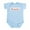 Sky Blue, variant on CafePress - Habibi Infant Bodysuit - Baby Light Bodysuit, Size Newborn - 24 Months