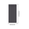 thumbnail image 3 of Black Polyester Blackout Roman Window Shade Light Blocking Temporary Sun Curtain For Bedroom Home Office Small Apartment Interior Window Decor 68.1*26In, 3 of 5