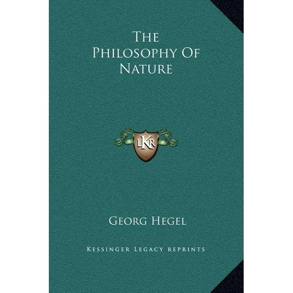 The Philosophy Of Nature, (Hardcover)