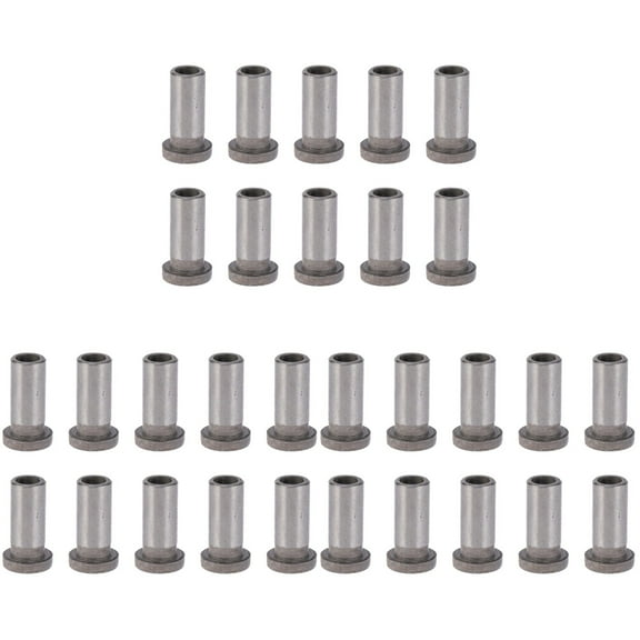 FUEENIRVA Steel Drill Sleeve, Silver, for Repair, Accurate Drilling, High Grade, Lightweight, 30Pcs